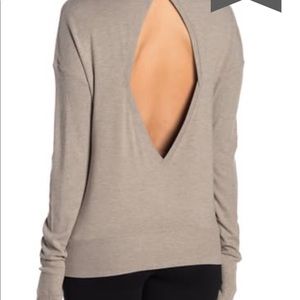 ALO yoga open back sweater